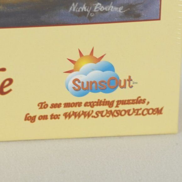 SunsOut Winter Sunset by Nicky Boehme 1500 Piece Jigsaw Puzzle NIB - Picture 4 of 5